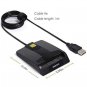 Saicoo Smart Card Reader DOD Military USB Common Access CAC, Compatible with Mac