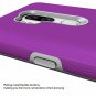 LG G7 Case Armor Slim Fit Dual Layer PC TPU Anti-Slip Shock Absorption Purple