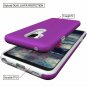 LG G7 Case Armor Slim Fit Dual Layer PC TPU Anti-Slip Shock Absorption Purple