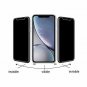 [4 Pack] iPhone XR AntiSpy Screen Protector Glass and Camera Lens Protector,Ful