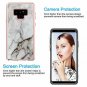 LEAPTECH Hybrid Galaxy Note 9 Case, Marble Pattern 3 in 1 Heavy Duty Shockproof