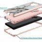 LEAPTECH Hybrid Galaxy Note 9 Case, Marble Pattern 3 in 1 Heavy Duty Shockproof