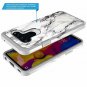 LG V40 ThinQ Case, Rosebono Slim Hybrid Dual Layer Shockproof Hard Cover Graphic