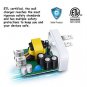USB Charger, Costyle 2 Pack 3.1 Amp 5V Dual 2 USB Port Home Travel Charging Bloc
