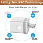 USB Wall Charger, BEST4ONE 2Pack 2.1A/5V Dual Port USB Plug Power Adapter Charg