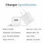 Chargers, Pantom 2Pack Charging Adapter Travel Wall Chargers with 2Pack 5Feet