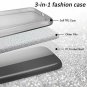 LG V40 Case, LG V40 ThinQ Case, TQHH Luxury Glitter Phone Case,Shockproof Rubber