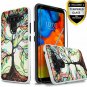 LG V40 ThinQ Case, LG V40 Case, With [Full Cover Tempered Glass Screen Protector