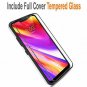 LG V40 ThinQ Case, LG V40 Case, With [Full Cover Tempered Glass Screen Protector