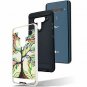LG V40 ThinQ Case, LG V40 Case, With [Full Cover Tempered Glass Screen Protector