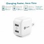 [Mini  Smart] iClever BoostCube 12W Dual USB Wall Charger with Foldable Plug fo