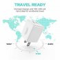 USB Wall Charger,Canyso 2Pack 2.1A/5V Dual Port USB Power Adapter Travel Plug Cu