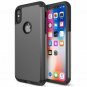 iPhone XS Case Shockproof Reinforced Corner Cushion TPU Bumper With Rig Gray NEW
