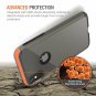 iPhone XS Case Shockproof Reinforced Corner Cushion TPU Bumper With Rig Gray NEW