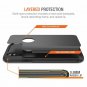iPhone XS Case Shockproof Reinforced Corner Cushion TPU Bumper With Rig Gray NEW
