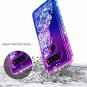 LG V40 ThinQ Case w/[Full Coverage Tempered Glass Screen Protector] NageBee Glit