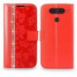 Cellularvilla LG V40 Case, LG V40 ThinQ Case, [Diamond Jewel] Embossed Flower De
