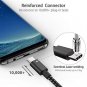 TNSO USB C Cable 3Pack(6 FT) Nylon Braided Type C Cable Charger USB Type C Cable