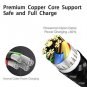 TNSO USB C Cable 3Pack(6 FT) Nylon Braided Type C Cable Charger USB Type C Cable