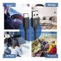 TNSO USB C Cable 3Pack(6 FT) Nylon Braided Type C Cable Charger USB Type C Cable