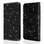 Samsung Galaxy S9 Case Wallet PU Leather Wrist Strap Card Slots Kickstand Black