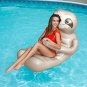 SwimWays Huggables Sloth Oversized Float - Inflatable Lounge with Cupholder for