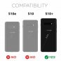 Samsung Galaxy S10 Plus Case, and Full Coverage Screen Protector, Tough Armor Ru