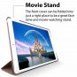 iPad Air Case, ROARTZ Rose Gold Slim Fit Smart Rubber Coated Folio Case Hard She