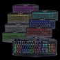 Gaming Mouse Keyboard Combo LED Backlit Silent With Wrist Rest Durable Black