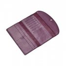 ANBENEED Women's Wallet Genuine Leather Thin Envelope Credit Card Protector Lon