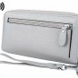 YALUXE Women's RFID Blocking Security Double Zipper Large Smartphone Wristlet L