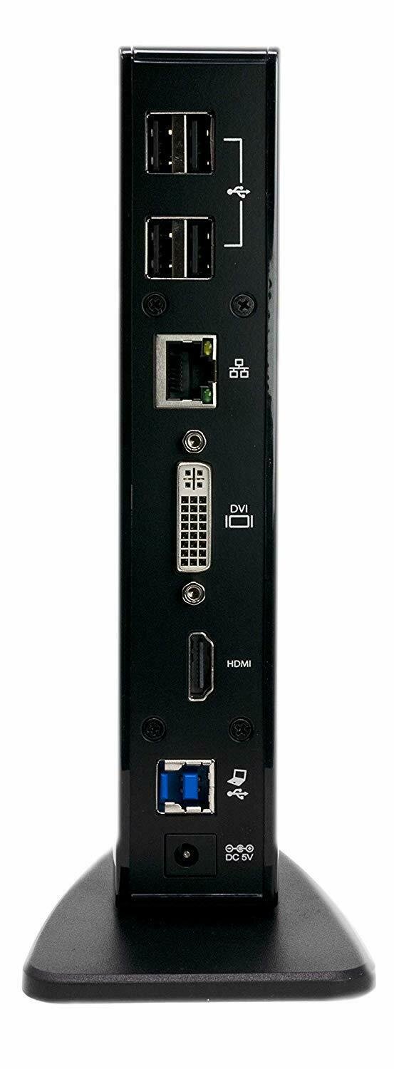 Plugable USB 3.0 Universal Laptop Docking Station for Windows (Dual