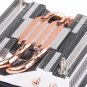 SilverStone Technology SSTAR11 SFF 95 Watt Intel 115X CPU Cooler with 4 heat pi