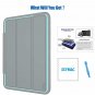 iPad Mini 1/2/ 3 Case Three Layer Heavy Duty Shock Poof Smart Cover, Auto Sleep