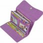 YALUXE Women's RFID Blocking Security Leather Large Capacity Trifold Clutch Wal