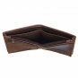 Polare Men's RFID Blocking Cowboy Genuine Natural Crazy Horse Leather Bifold Ne