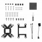 upHere Liquid AIO CPU Cooler 240mm,SYNC RGB Fans,Dual 120mm PWM Fans?Motherboa