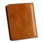 Kattee RFID Blocking Leather Bifold Small Wallet for Women (Brown)