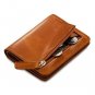 Kattee RFID Blocking Leather Bifold Small Wallet for Women (Brown)