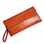 Rfid women's wallets ladies Leather Wristlet organizer with phone slot large ca