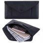 Women's Wallet Leather RFID BLOCKING Ultra Thin Envelope Purse Travel Clutch wi
