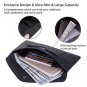 Women's Wallet Leather RFID BLOCKING Ultra Thin Envelope Purse Travel Clutch wi