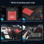 YABER WaterProof Car Battery Jump Starter 600A Peak 12000mAh 12V Portable Jump P