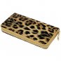 Me Plus Women Leopard Print Wallet Zipper Closure Card Slots Zippered Coin Pouch