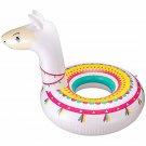 Llama Pool Float Ride On Party Tube - Alpaca Inflatable Swimming Ring Water Supp