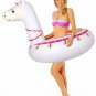 Llama Pool Float Ride On Party Tube - Alpaca Inflatable Swimming Ring Water Supp