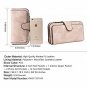 RFID Blocking Mattee Leather Wallet for Women Clutch Purse Bifold Long Designer