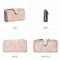 RFID Blocking Mattee Leather Wallet for Women Clutch Purse Bifold Long Designer
