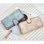 RFID Blocking Mattee Leather Wallet for Women Clutch Purse Bifold Long Designer
