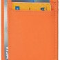 Linscra Small Genuine Leather RFID Blocking Minimalist Wallet Credit ID Card Hol
